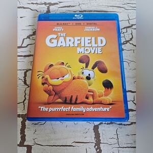 The Garfield Movie Blu Ray Chris Pratt Excellent Condition